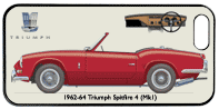 Triumph Spitfire 4 (MkI) 1962-64 (wire wheels) Phone Cover Horizontal